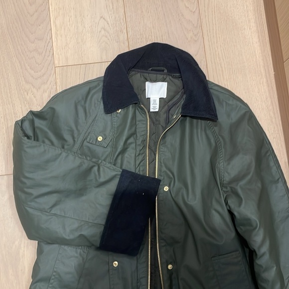 H&M Barn Jacket with corduroy collar and cuffs size xs - Picture 4 of 4